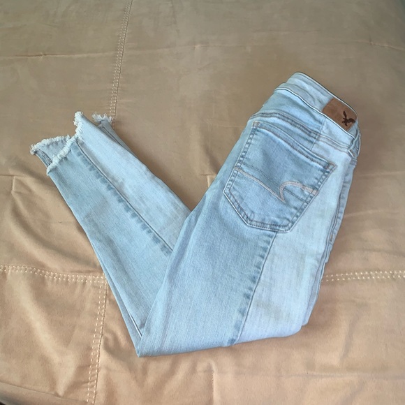 Cropped two tone ae jeans - Picture 2 of 4